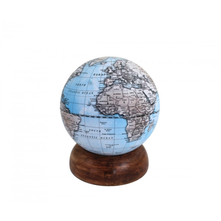 BALL GLOBE, BLUE MAP 